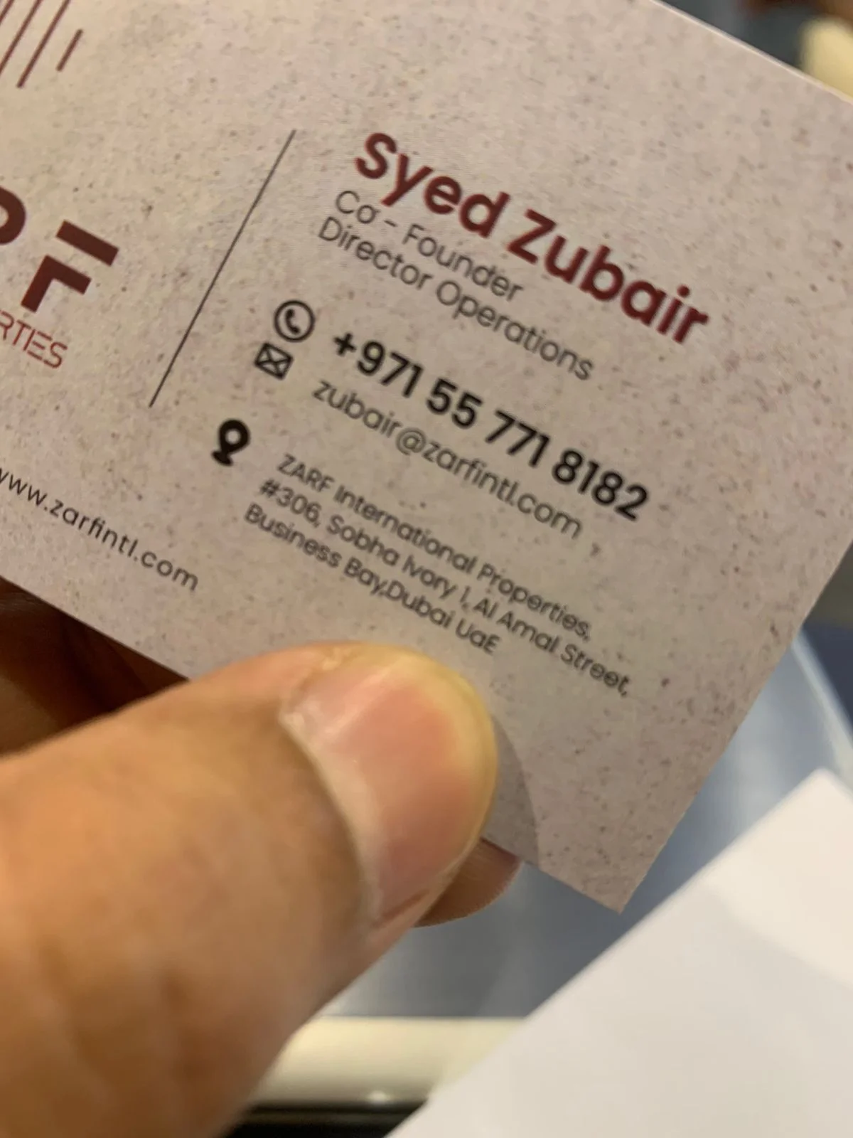 Premium Business Cards printing sample by Skylight Printing & Graphics